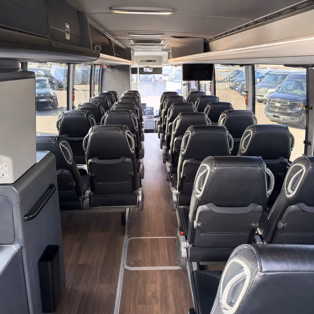 livonia bus rental service area